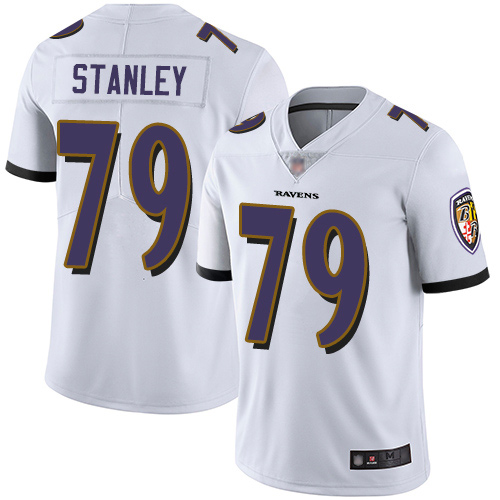 Baltimore Ravens Limited White Men Ronnie Stanley Road Jersey NFL Football 79 Vapor Untouchable
